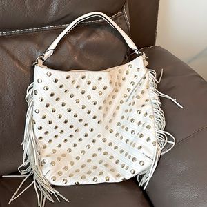 Beautiful white Rebecca Minkoff shoulder bag.